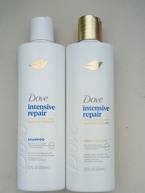 Dove Intensive Repair Damage Therapy Shampoo & Conditioner - White